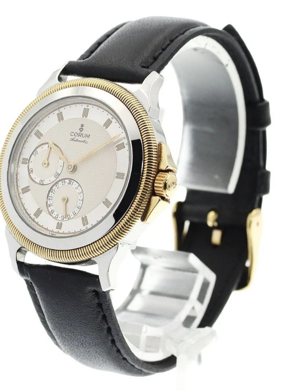 CORUM Mechanic 74.111.21 Date Small Second Silver Dial Automatic Men's_921332